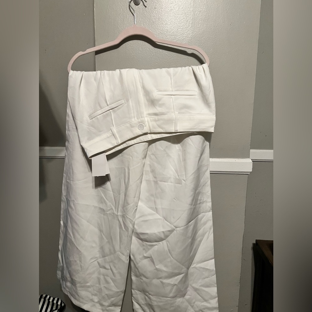 White Linen Pants
